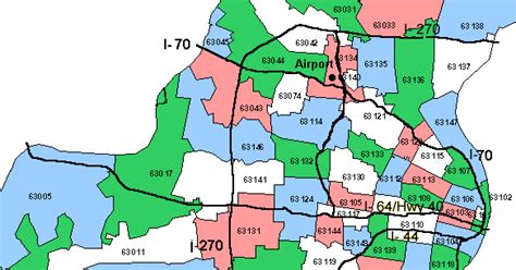 Challenges of implementing MAP Zip Code Map St Louis